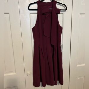 Vince Camuto bow high neck dress